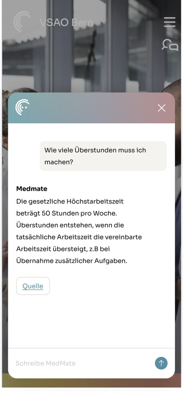 VSAO Bern Chatbot