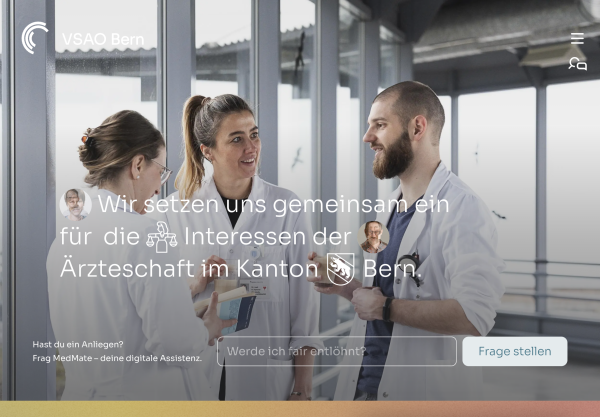 VSAO Bern Hero der Startseite