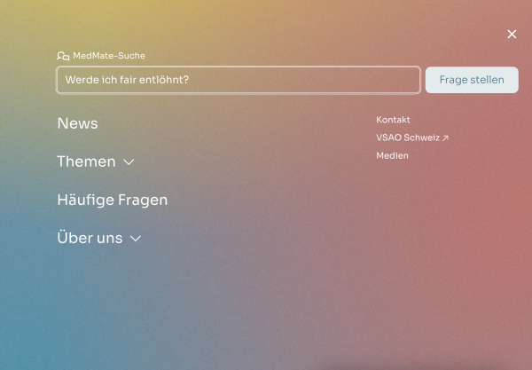 VSAO Bern Navigation